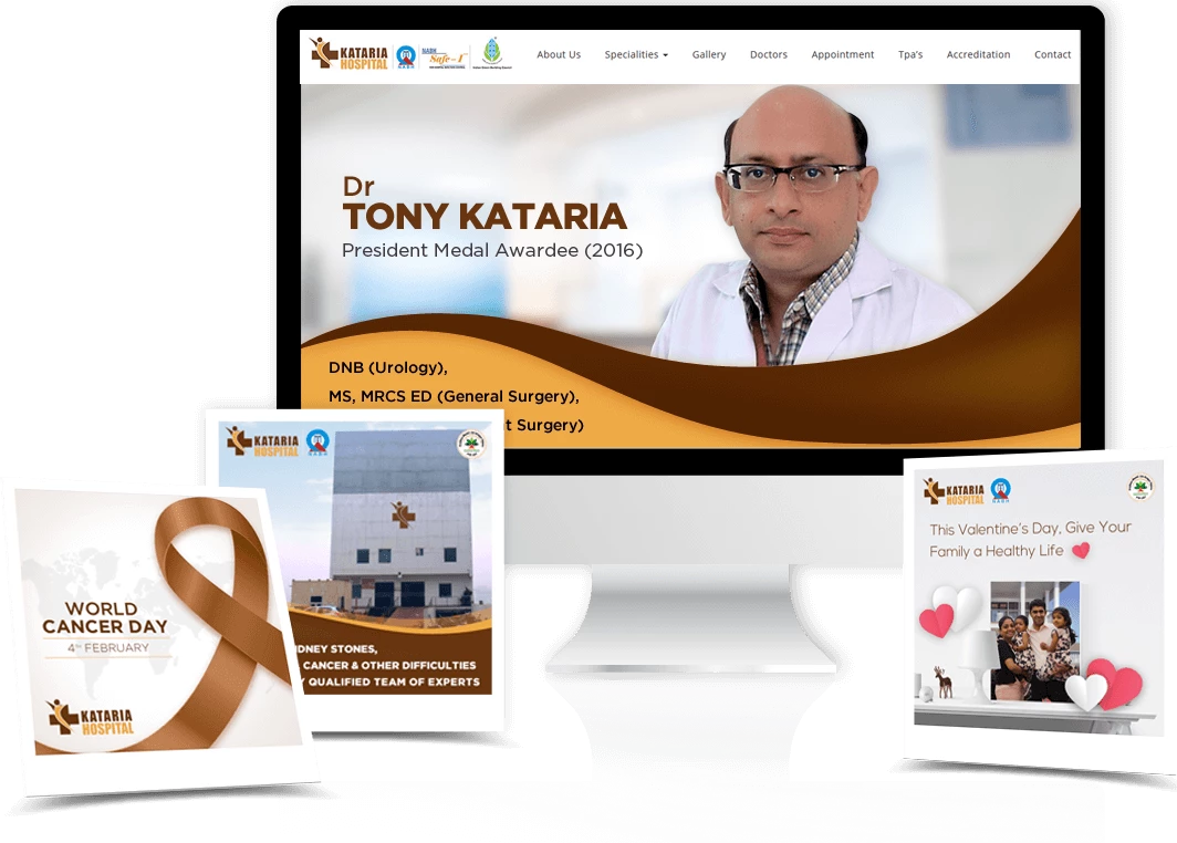 Kataria hospital website
